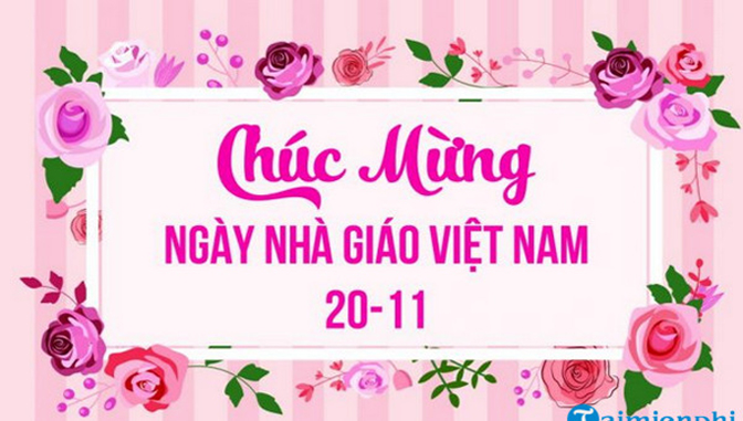 Thư chúc mừng Ngày Nhà giáo Việt Nam 20-11