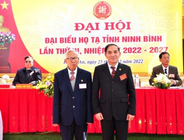 Đại hội đại biểu Hội đồng họ Tạ tỉnh Ninh Bình lần thứ ba – Nhiệm kỳ 2022 – 2027 thành công tốt đẹp