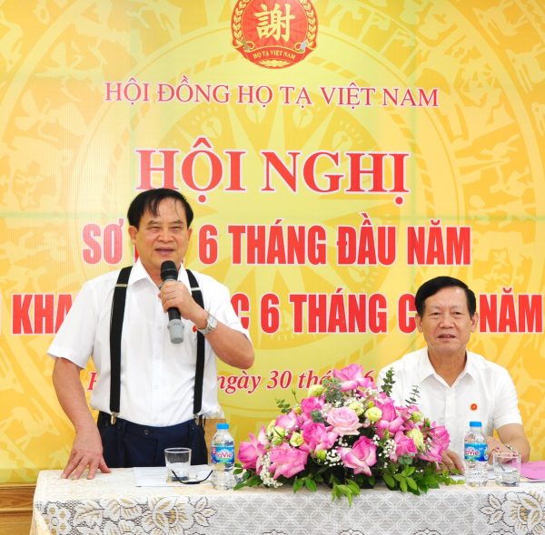 Hội đồng thường trực họ Tạ Việt Nam tổ chức hội nghị sơ kết công tác 6 tháng đầu năm và  triển khai thực hiện 6 tháng cuối năm 2024