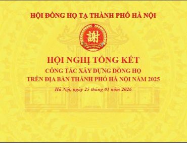 Phóng sự: CỘNG ĐỒNG HỌ TẠ THÀNH PHỐ HÀ NỘI TỔ CHỨC HỘI NGHỊ TỔNG KẾT CÔNG TÁC XÂY DỰNG DÒNG HỌ NĂM 2025