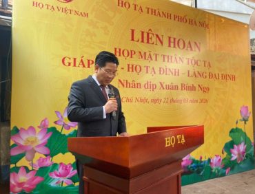 HỌ TẠ GIÁP CHI TỘC TẠ ĐÌNH – LÀNG ĐẠI ĐỊNH TỔ CHỨC HỌP MẶT ĐẦU XUÂN