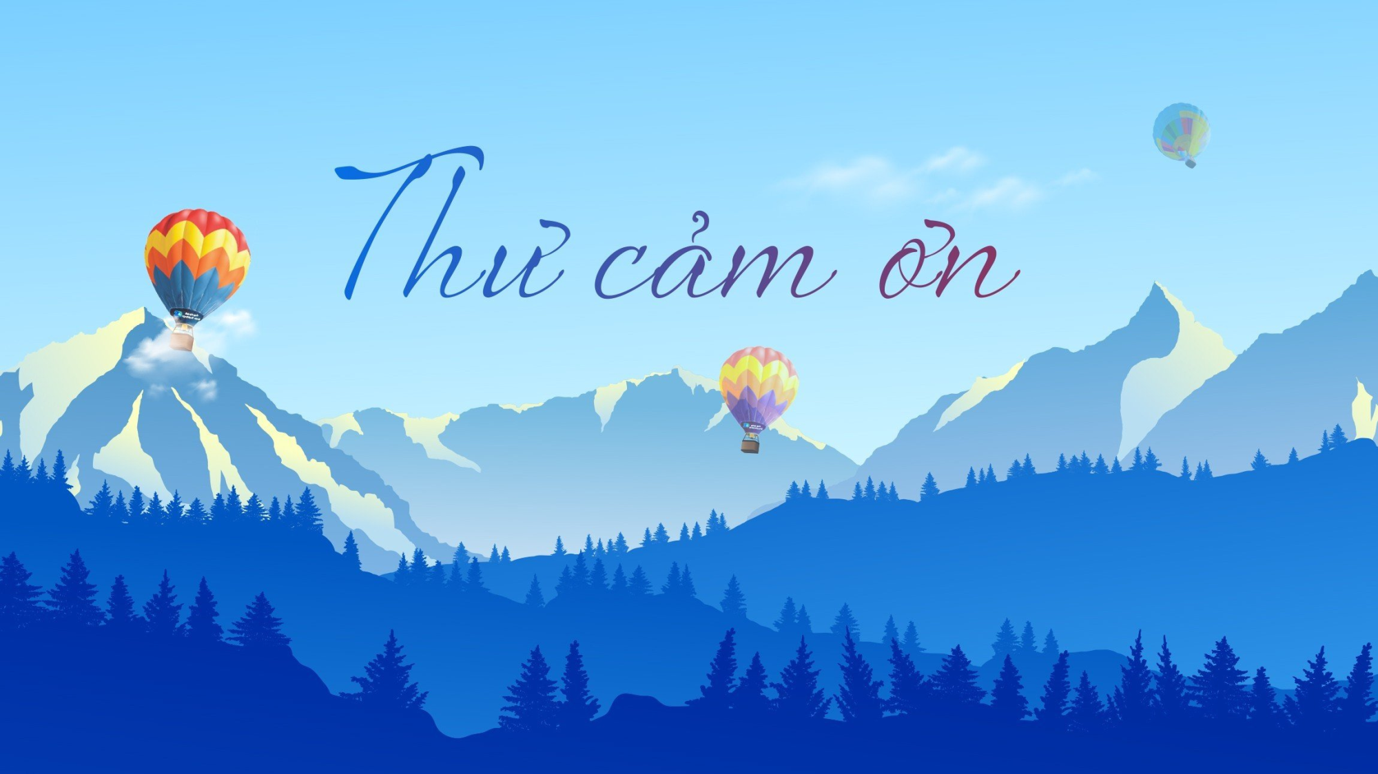 THƯ CẢM ƠN